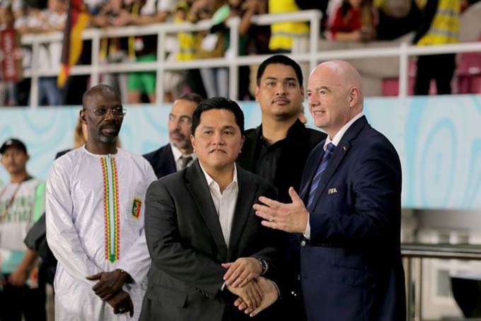 Ông Erick Thohir giúp Indonesia đăng cai VCK U17 World Cup 2023 