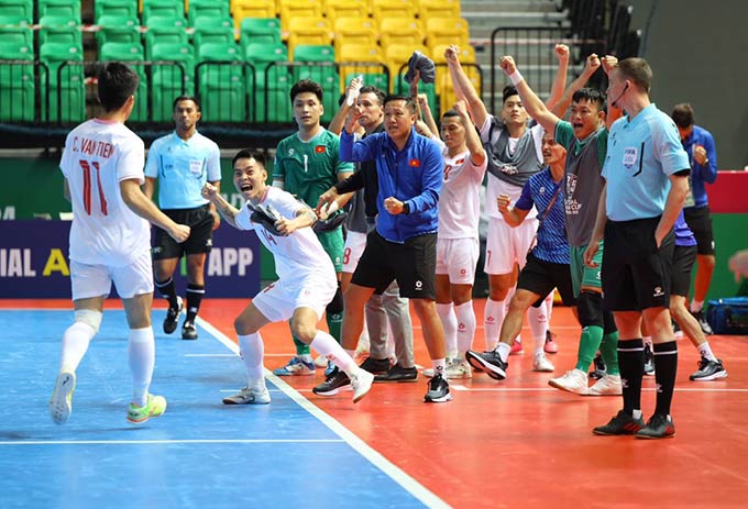 Futsal Việt Nam đã có thời điểm chơi hay - Ảnh: Phan Hồng 