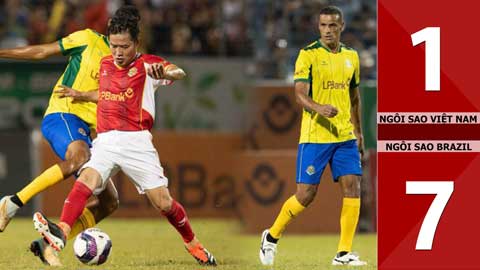  
VIDEO bàn thắng Ngôi sao Việt Nam vs Ngôi sao Brazil: 1-7