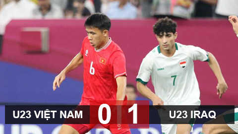 Kết quả U23 Việt Nam 0-1 U23 Iraq: Thầy trò HLV Hoàng Anh Tuấn dừng chân ở tứ kết