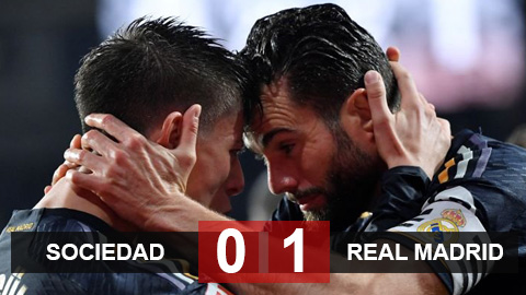 Kết quả Sociedad 0-1 Real Madrid:  'Messi của Thổ Nhĩ Kỳ' tỏa sáng