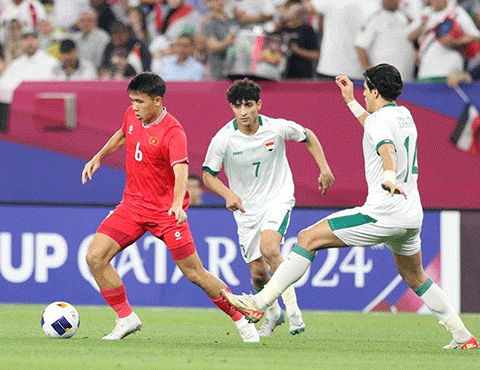 Tiền vệ Minh Khoa là 1 trong những gương mặt thi đấu ấn tượng của U23 Việt Nam