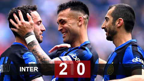 Inter mừng Scudetto bằng chiến thắng thuyết phục trước Torino