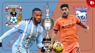 02h00 ngày 1/5: Coventry vs Ipswich Town