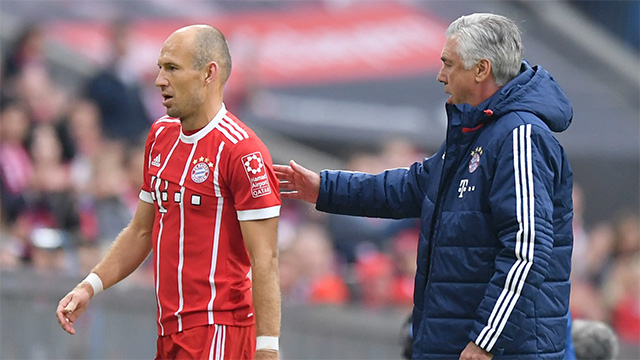 HLV Ancelotti mất việc vì mâu thuẫn với 5 thành viên chủ chốt của Bayern
