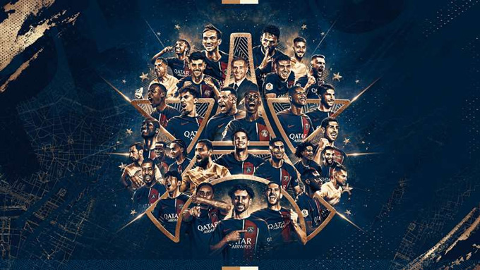PSG đã vô địch Ligue 1 2023/24