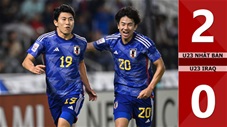 VIDEO bàn thắng U23 Nhật Bản vs U23 Iraq: 2-0 (Bán kết U23 châu Á 2024)