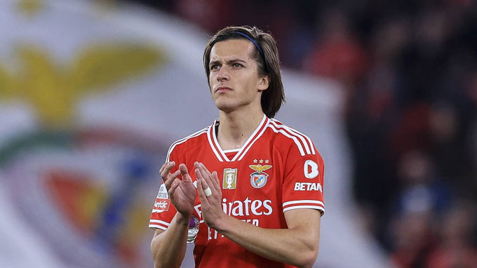 Alvaro Fernandez sắp được Benfica mua đứt với giá 5,1 triệu bảng