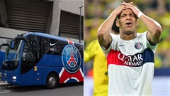 Mbappe bị xe buýt của PSG 