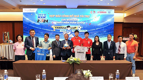 38 đội bóng tham dự giải bóng đá Thiếu niên toàn quốc Yamaha Cup 2024