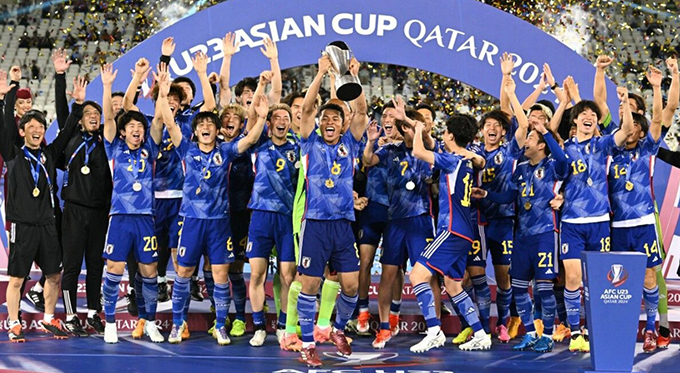 U23 Nhật Bản lần thứ hai vô địch 