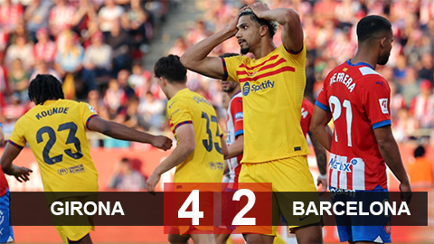 Kết quả Girona vs Barca: Barca giúp Real đăng quang sớm