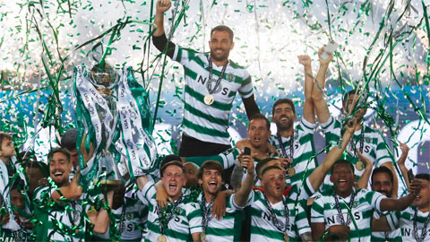 Sporting Lisbon đăng quang tại Bồ Đào Nha