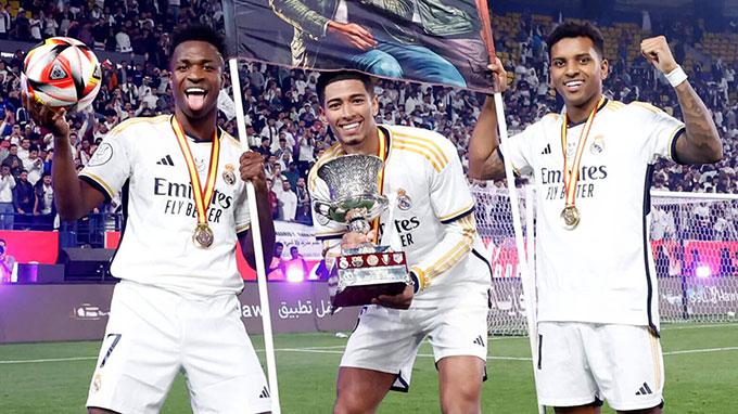 ... đến Bellingham, Vinicius & Rodrygo