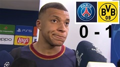 Mbappe nói gì khi PSG bị Dortmund loại cay đắng?