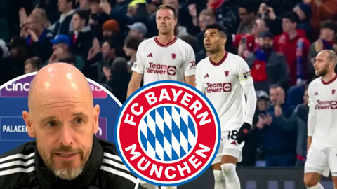 Ten Hag bị Bayern 'chạy làng' sau khi cùng MU thua đau Palace