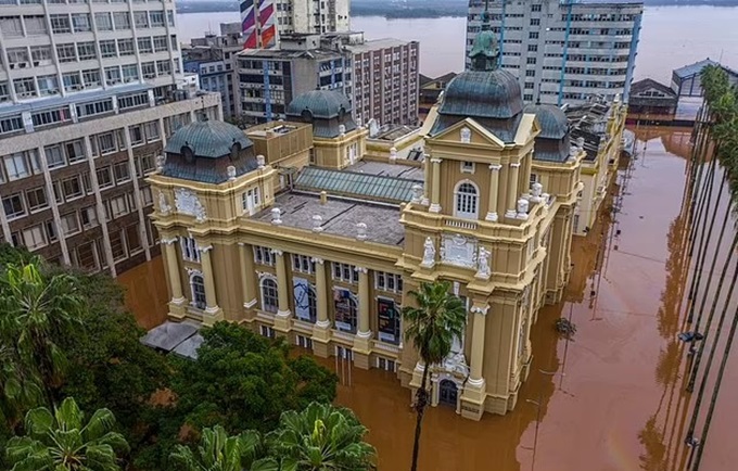 Bang Rio Grande do Sul đang hứng chịu trận lũ lụt tàn khốc