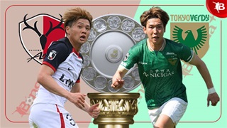 11h05 ngày 12/5: Kashima Antlers vs Tokyo Verdy