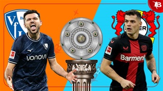 0h30 ngày 13/5: Bochum vs Leverkusen