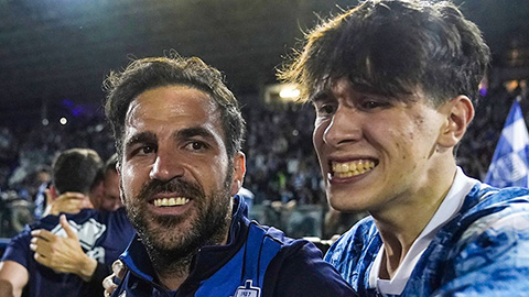 Fabregas đưa đội bóng vô danh thăng hạng Serie A sau 21 năm