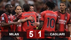 Kết quả Milan vs Cagliari: Hủy diệt đối thủ, củng cố ngôi nhì