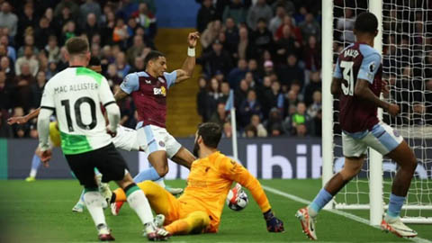Cầu thủ Aston Villa có ‘pha bỏ lỡ thế kỷ’ ở trận hòa Liverpool