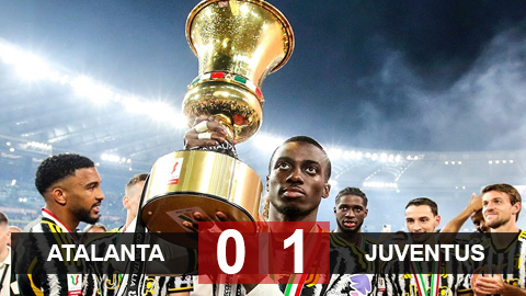 Kết quả Atalanta vs Juventus: Juventus vô địch Coppa Italia