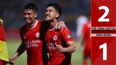 VIDEO bàn thắng Thể Công Viettel vs Nam Định: 2-1 (Vòng 19 V.League 2023/24)