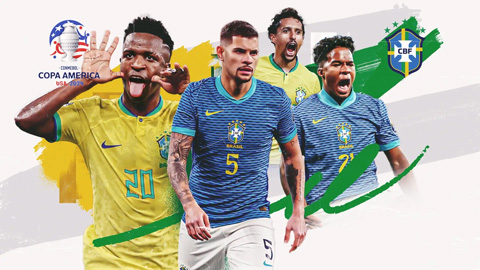 ĐT Brazil thay đổi danh sách dự Copa Ameria 2024