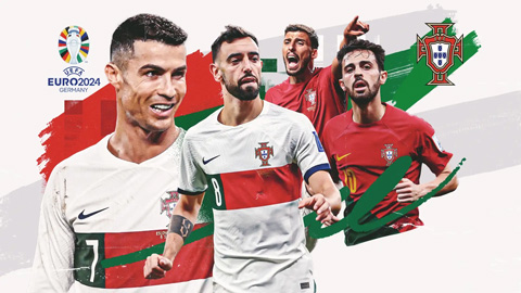 Danh sách ĐT Bồ Đào Nha dự EURO 2024: Ronaldo vẫn là đầu tàu