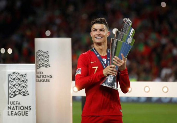 Nations League là danh hiệu gần nhất Ronaldo giành được cùng Bồ Đào Nha