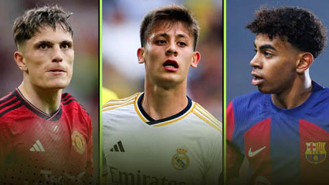 Top 10 cầu thủ tuổi teen ghi bàn nhiều nhất châu Âu năm 2024: Garnacho, Mainoo và ai?