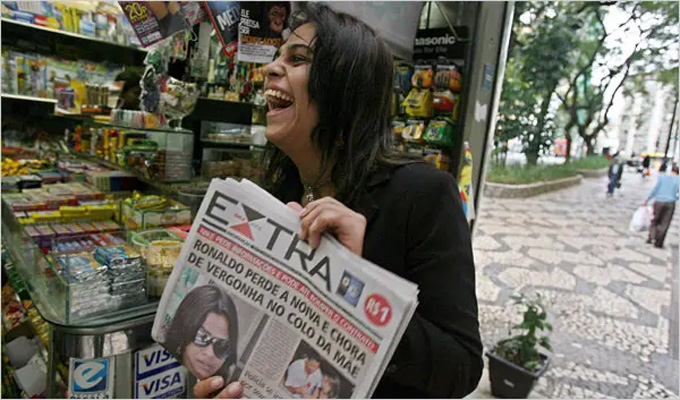 Bê bối của “Rô béo” phơi đầy trên mặt báo tại Brazil