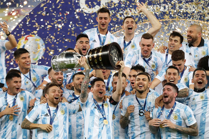 Argentina đang là ĐKVĐ của Copa America