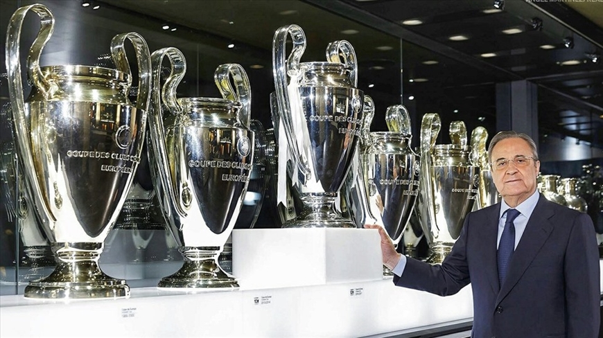 Chủ tịch Perez và chiếc cúp Champions League thứ 7 của mình