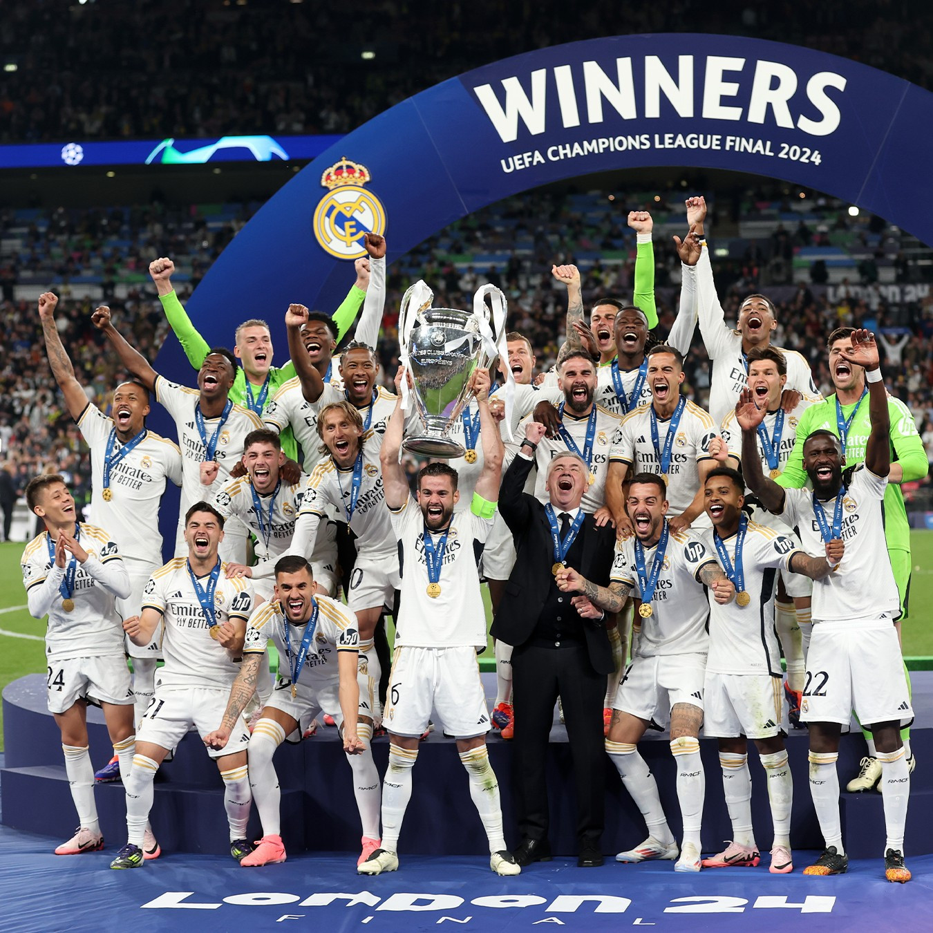 Real Madrid chính thức vô địch Champion League 2023/24