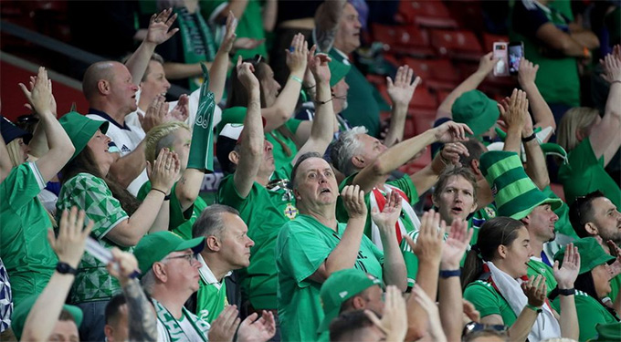 CĐV Bắc Ireland tại EURO 2016
