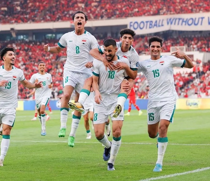 Iraq đã có chiến thắng từ sai lầm của đội chủ nhà 