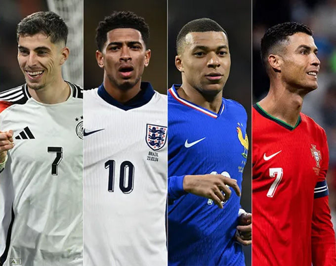 Đức, Anh, Pháp và Bồ Đào Nha là những ứng viên vô địch EURO 2024 theo Mourinho