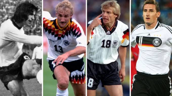 Gerd Muller - Rudi Voller - Klinsmann - Klose