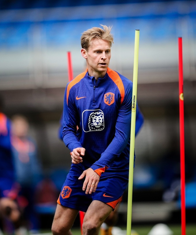 De Jong đã không kịp bình phục chấn thương để góp mặt tại VCK EURO 2024
