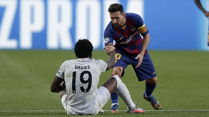 Messi sẽ gặp lại Alphonso Davies tại Copa America 2024