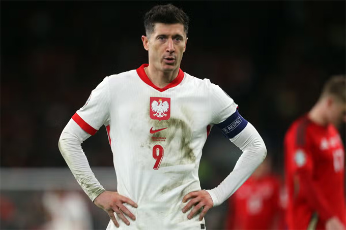 Ba Lan gặp tổn thất lớn với chấn thương của Lewandowski