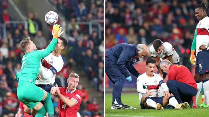 Ronaldo từng tịt ngòi trong cả hai lần cùng Bồ Đào Nha chạm trán CH Czech ở UEFA Nations League 2022/23.