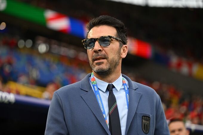 Buffon đang là trưởng đoàn của ĐT Italia tại EURO 2024.