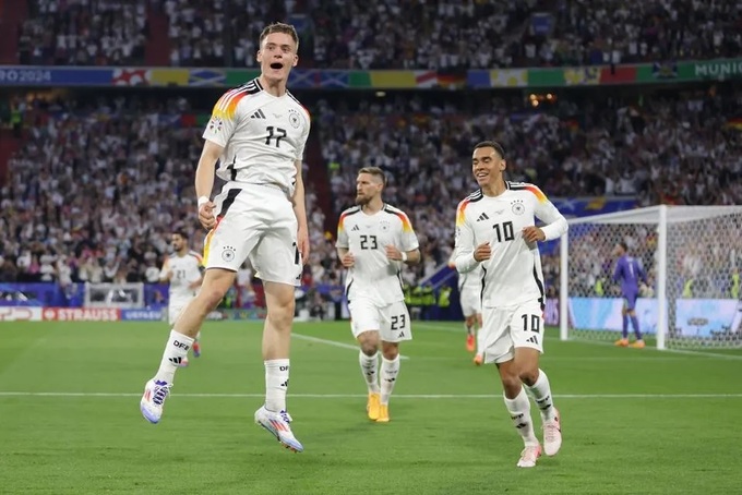 ĐT Đức thắng thuyết phục Scotland trong trận khai mạc EURO 2024