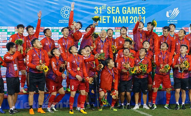 Jogarbola Việt Nam đồng hành cùng đội tuyển bóng đá nam bảo vệ thành công chức vô địch tại SEA Games 31.
