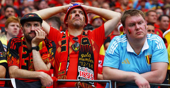 ĐT Bỉ đã khiến NHM thất vọng trong trận ra quân EURO 2024