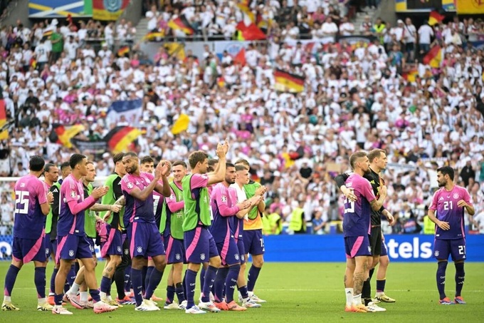 Sức nóng từ các khán đài đã tiếp thêm sức mạnh cho ĐT Đức ở EURO 2024.