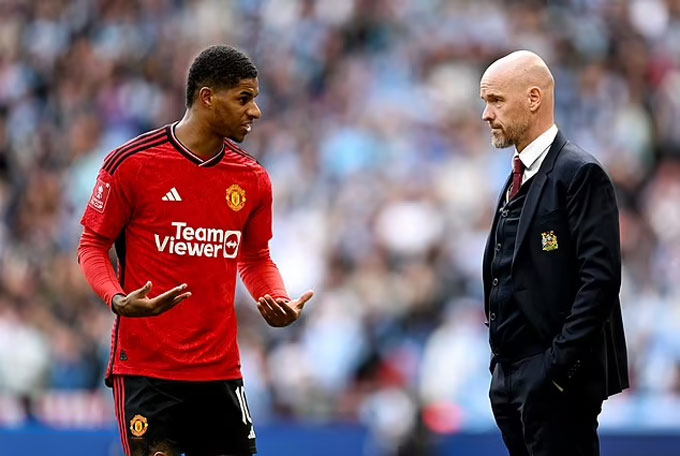 Ten Hag từng giúp Rashford ghi 30 bàn mùa 2022/23